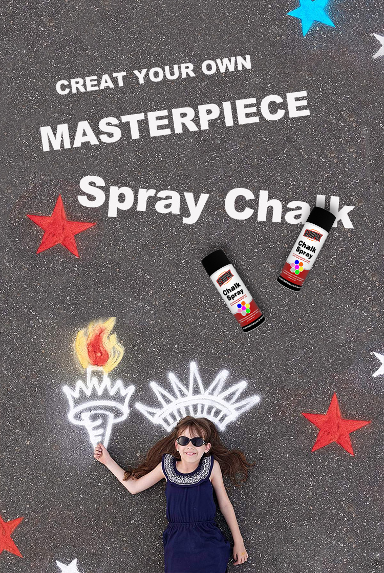 Water Base Aerosol Chalk Spray for Children