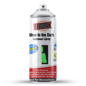 Aeropak Luminous Glow in The Dark Spray Paint
