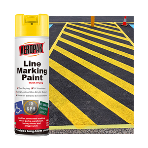 Yellow Quick Dry Line Marking Spray Paint